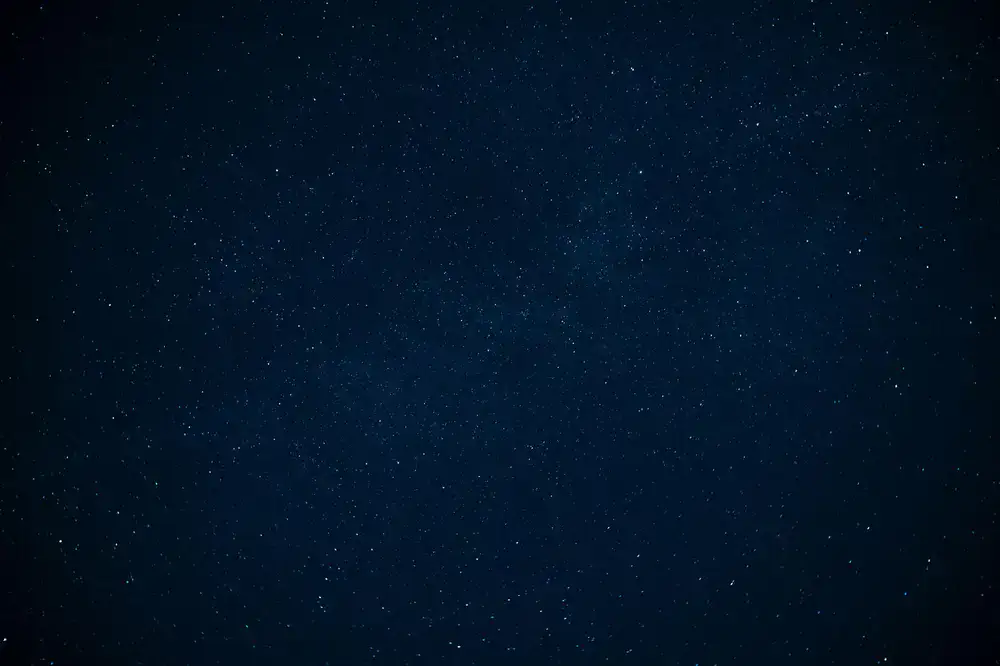 Dramatic view of a starry night sky during a significant astronomical event