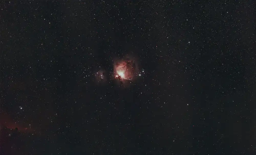 Glowing Orion Nebula
